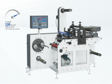 Round-to-round die-cutting and slitting integrated machine