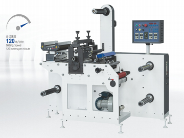 Round-to-round die-cutting and slitting integrated machine